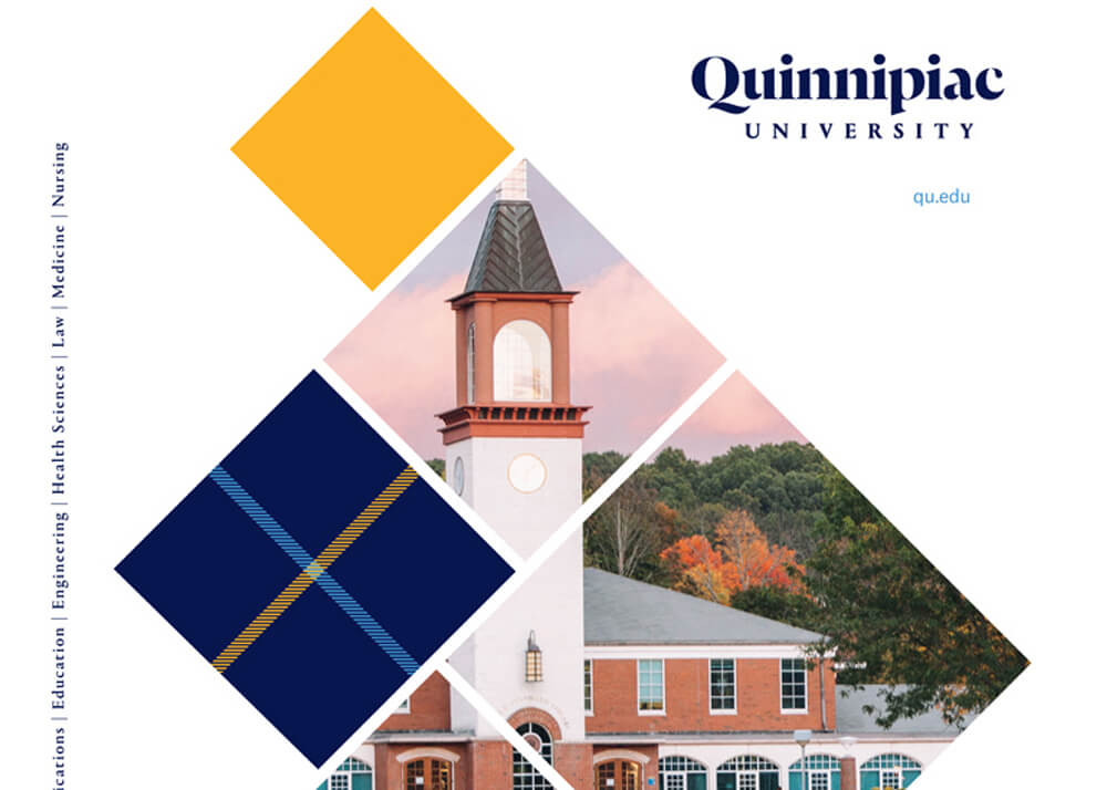 Quinnipiac University brochure cover