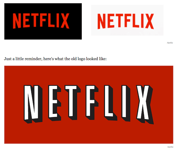 Netflix logo comparison