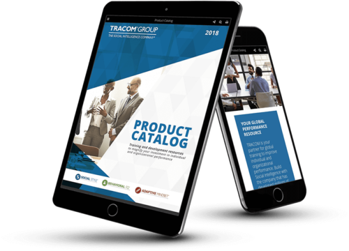 Product Catalog designed in PageRaft and displayed on an iPad and iPhone